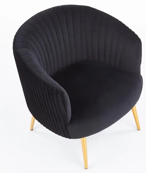 Crown fotel, fekete / arany