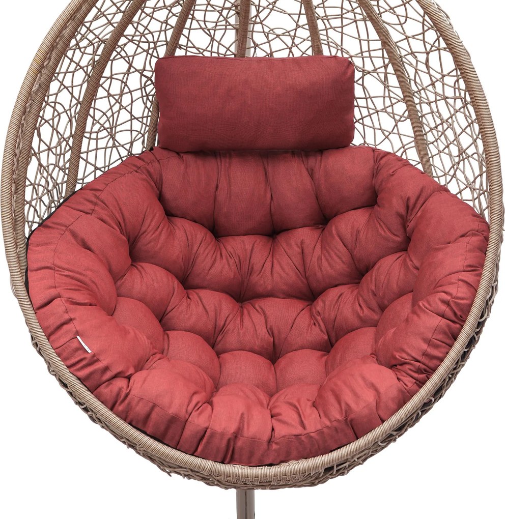 Függő hinta párna Báb fészek Kerti szék Fejtámla Hobbygarden