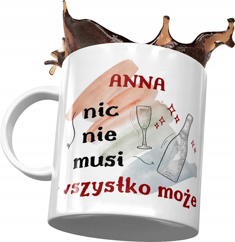 Bögre Anna Feleség Barátnő Ajándék Nyomtatott Fotóval