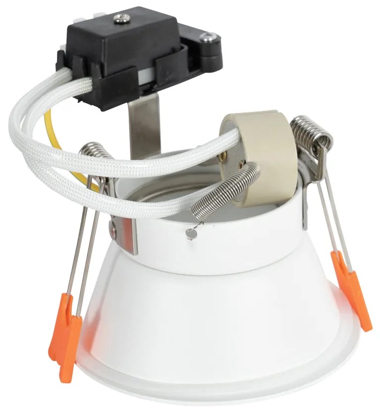 6 db fehér GU10 beépíthető spotlámpa szett 50 mm IP44 - Dept