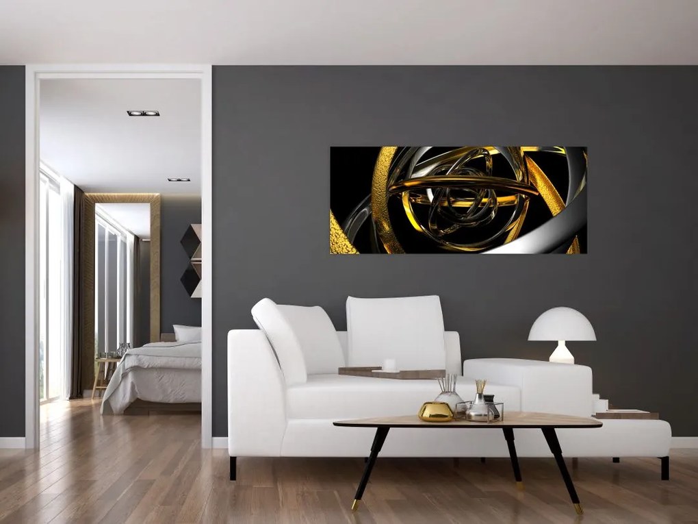 A modern absztrakció képe (120x50 cm)