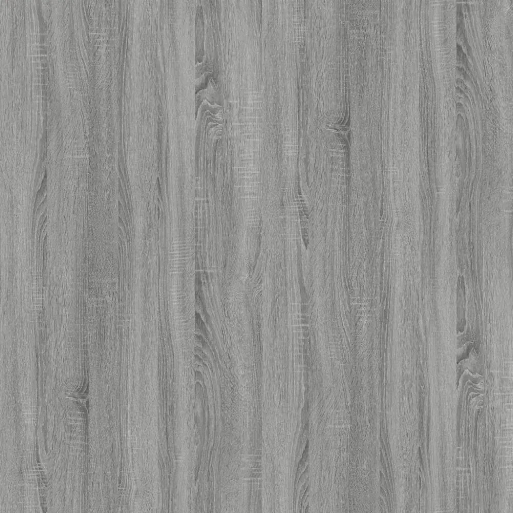 szürke sonoma szerelt fa és vas dohányzóasztal 100 x 45 x 45 cm