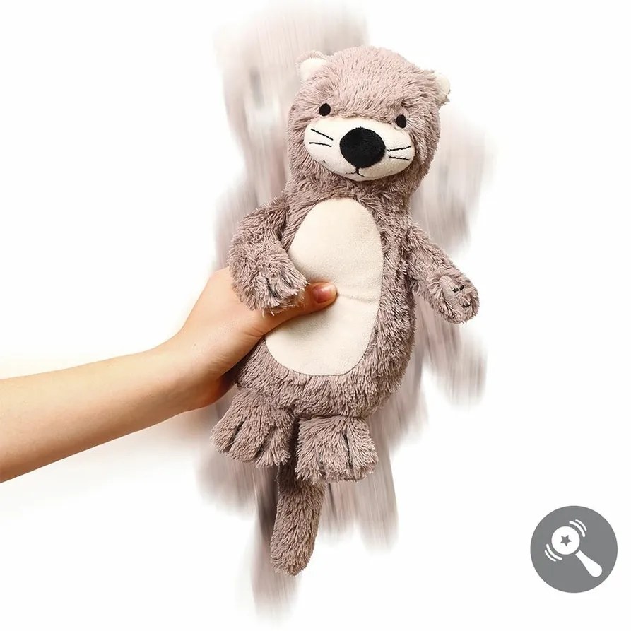 Baby Ono Plush otter Maggie with rattle
