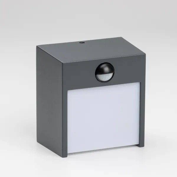 Brilagi-LED kültéri fali lámpa szenzorral TERNI LED/12W/230V antracit IP44