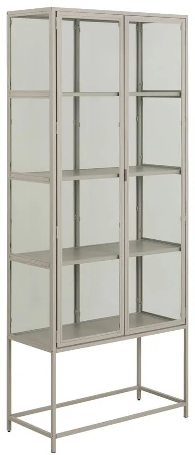 Szürke tálalószekrény 77x186x35 cm Seaford – Actona