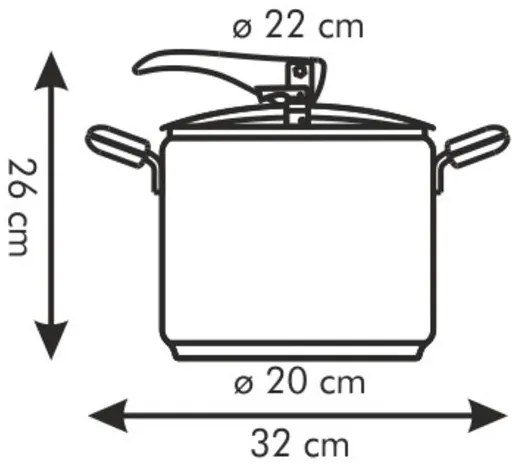 Tescoma MAGNUM kuktafazék, 7 l