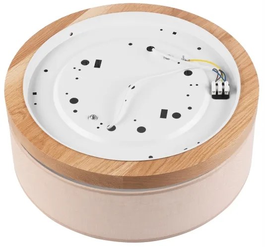 Brilagi - LED mennyezeti lámpa BELLADONNA 2xE27/15W/230V, 40 cm, bézs/dub