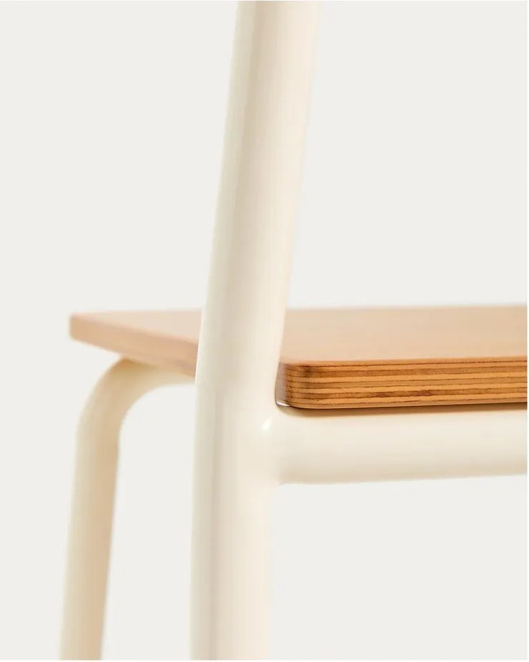 Bézs fém gyerek szék Tinn – Kave Home