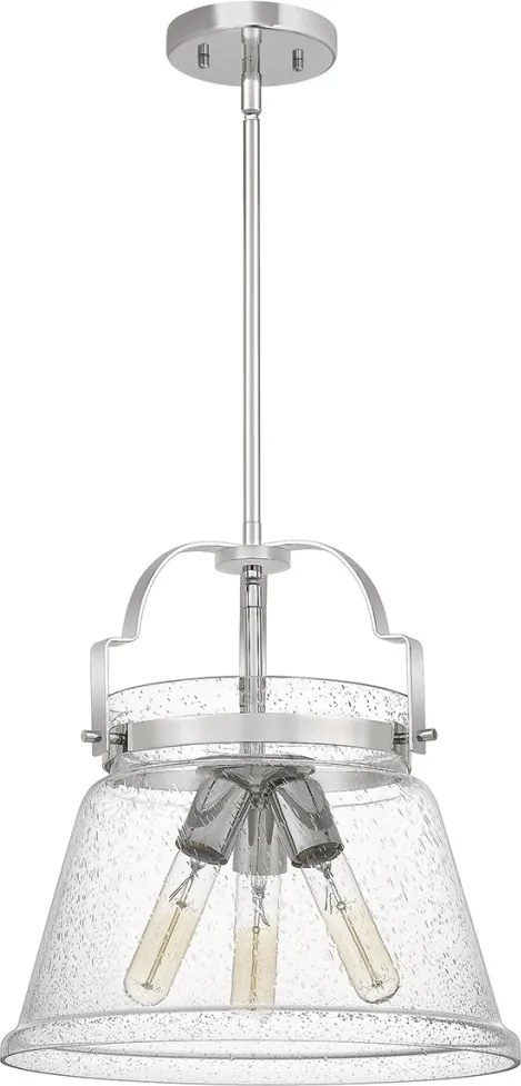 Quintiesse WIMBERLEY QN-WIMBERLEY-P-PC Függőlámpa 3x60W/E27