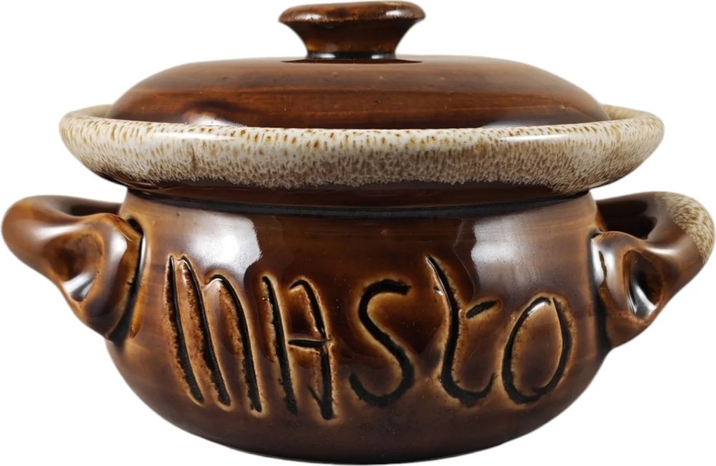 Vajtartály 0,4L űrtartalom barna fényes szín