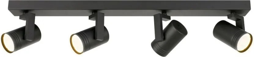 Spot Lámpa Fekete Spiela ITALUX-SPL-31993-4B-BK