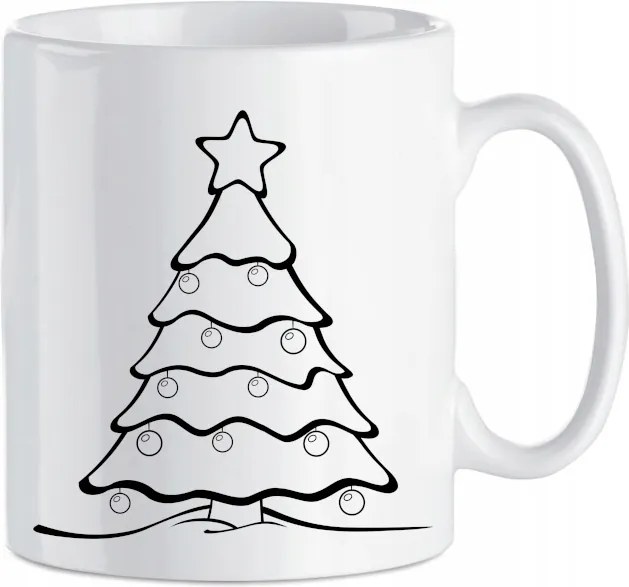 Karácsonyi bögre Karácsonyfa 330 ml