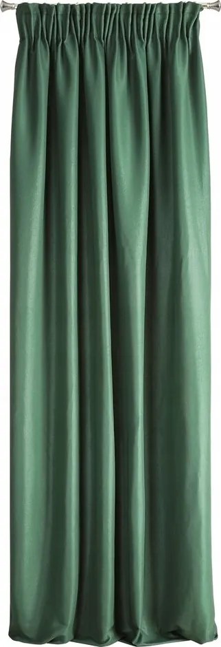 Sötétzöld függöny fényes szövésű békák számára