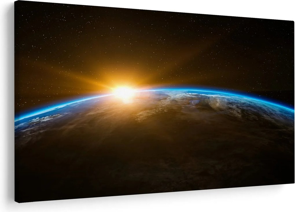 A Föld bolygó képe az űrből (90x60 cm)