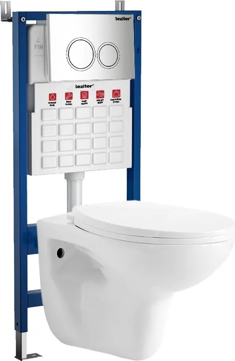 Roya 82CHR falba építhető WC tartály szett