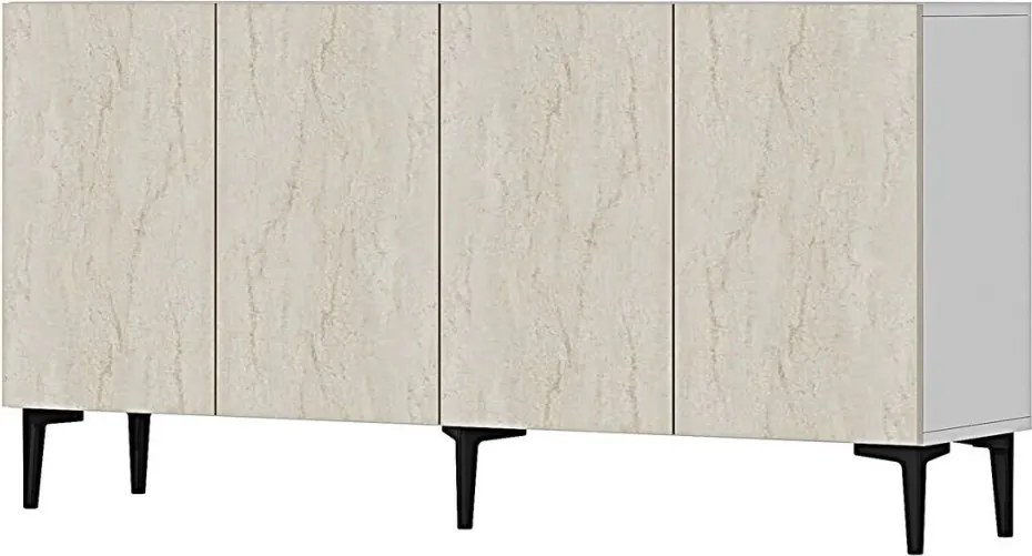 Apolos 150 - White, Travertine