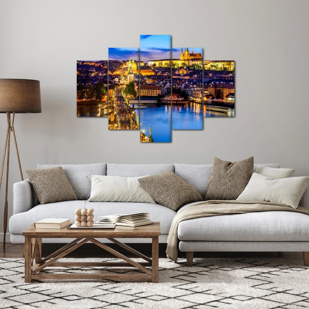 Kép - Károly-híd, Prága, Cseh Köztársaság (150x105 cm)