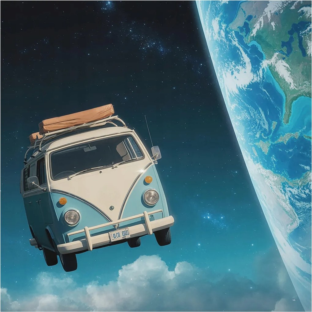 Dekoratív fotótapéta falra Könnyű összeszerelés Utazás kozmosz 250x250 Ragasztó