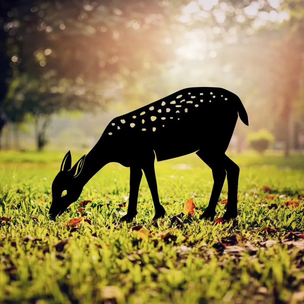 Gazelle fém kerti dísztárgy, 64×72 cm – TR565TNL1279
