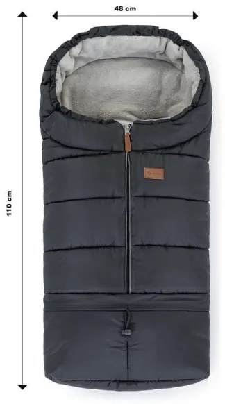 PETITE&MARS - Baba bundazsák 3in1 JIBOT szürke