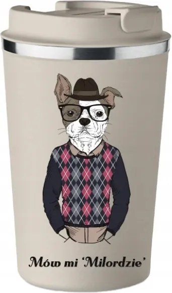 Prémium Termo Bögre bézs Férfi apák napja Irónia KT_377