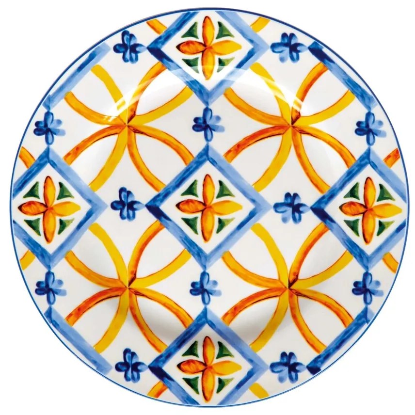 Medicea 18 darabos Étkészlet, Brandani, porcelán