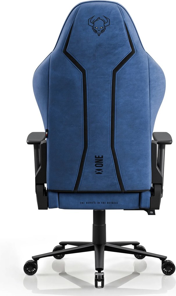 Gamer szék szövet King Size, fekete-kék: Diablo X-One 2.0 Night Blue