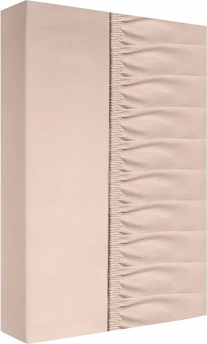 Pamut gumis lepedő 140x200 cm bézs színű