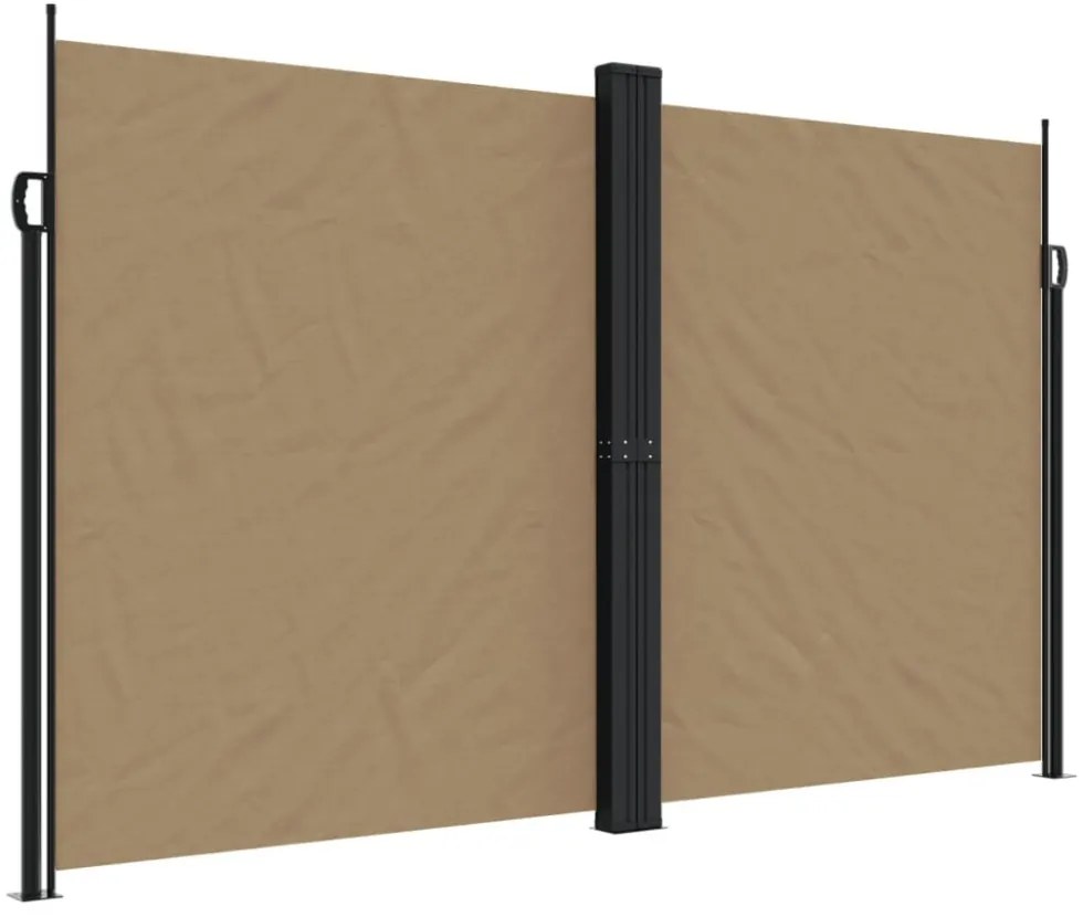tópszínű behúzható oldalsó napellenző 200 x 1000 cm