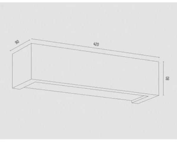 Argon 7168 - Fali lámpa CASERTA 2xE27/15W/230V 42 cm