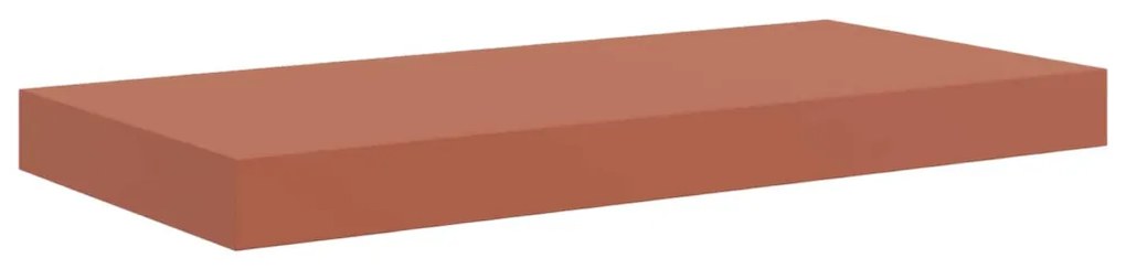 vidaXL Falpolc Falra szerelhető 2 pcs Piros 50 x 23 x 4 cm Faanyag