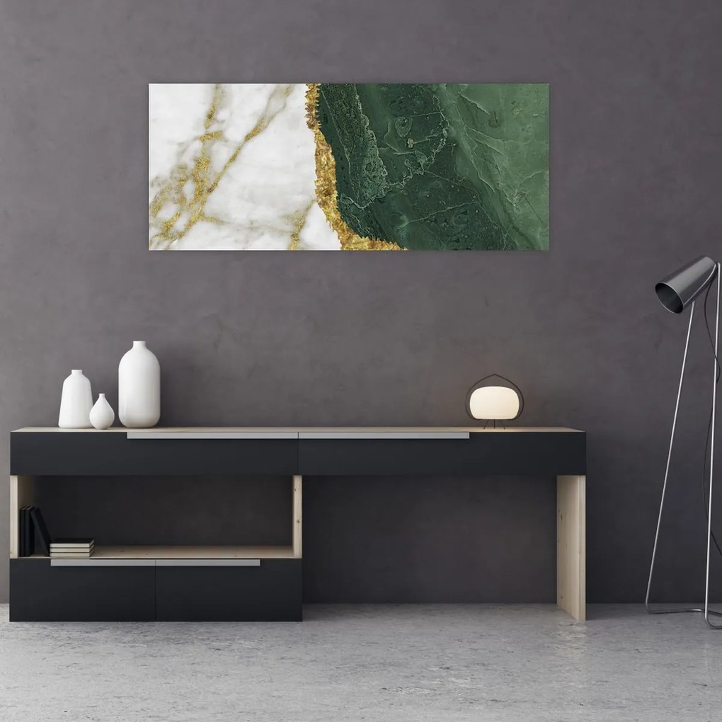 Kép - Zöld márvány N⁰3 (120x50 cm)