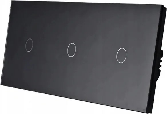 Érintőkapcsoló Zigbee Tuya 1+1+1 Nélkül N