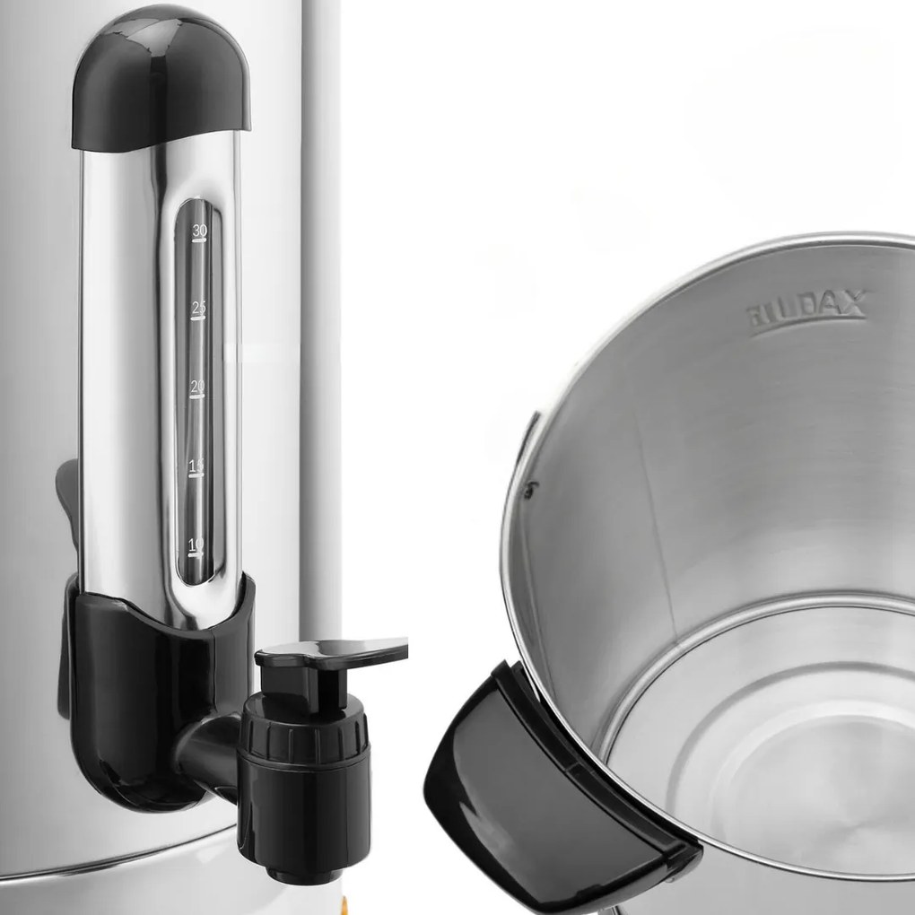 Jurhan COZY borfőző/tea, 6,8l, ezüst