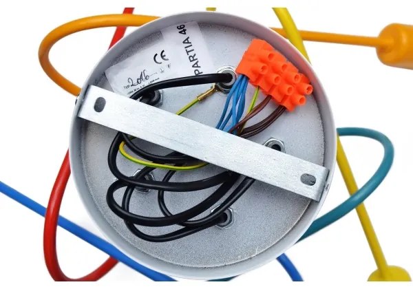 LED gyereklámpa OXFORD 5xE27/15W/230V mennyezeti