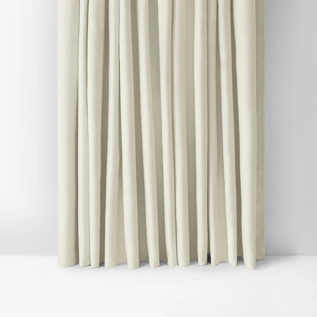 Goldea sötétítő függöny blackout - homok színű 270x220 cm