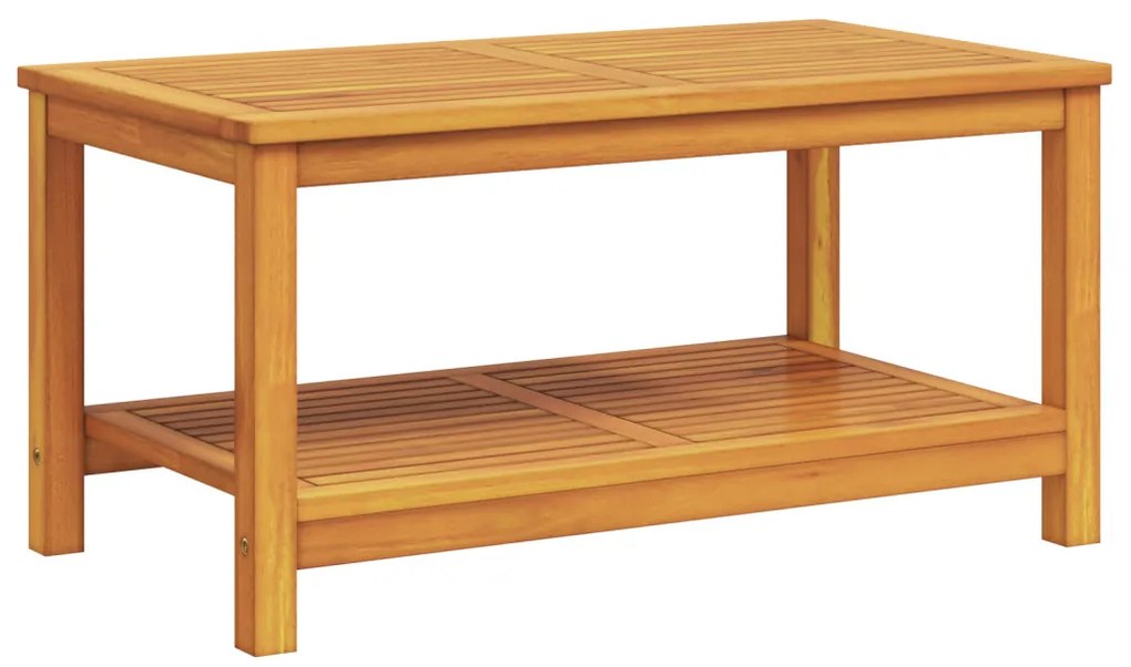 Dohányzóasztal 90x50x45 cm Tömör akácfából