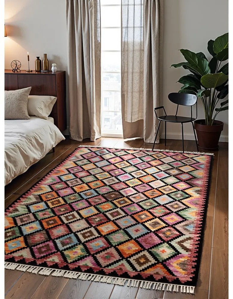 Kétoldalas kézi szövésű gyapjú szőnyeg 200x290 cm Kamal Zara – Nouristan