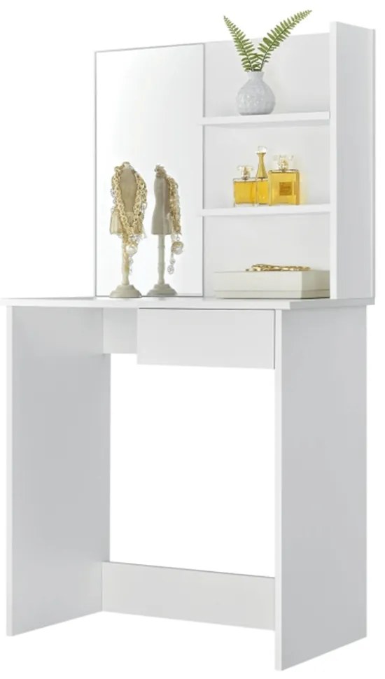 BELEZA dekoratív asztal, fehér