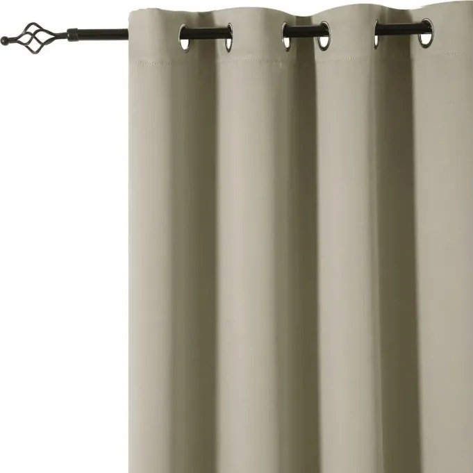 OXFORD világos olajzöld függöny 140x270 cm Felfüggesztés: Hullámos sínszalag