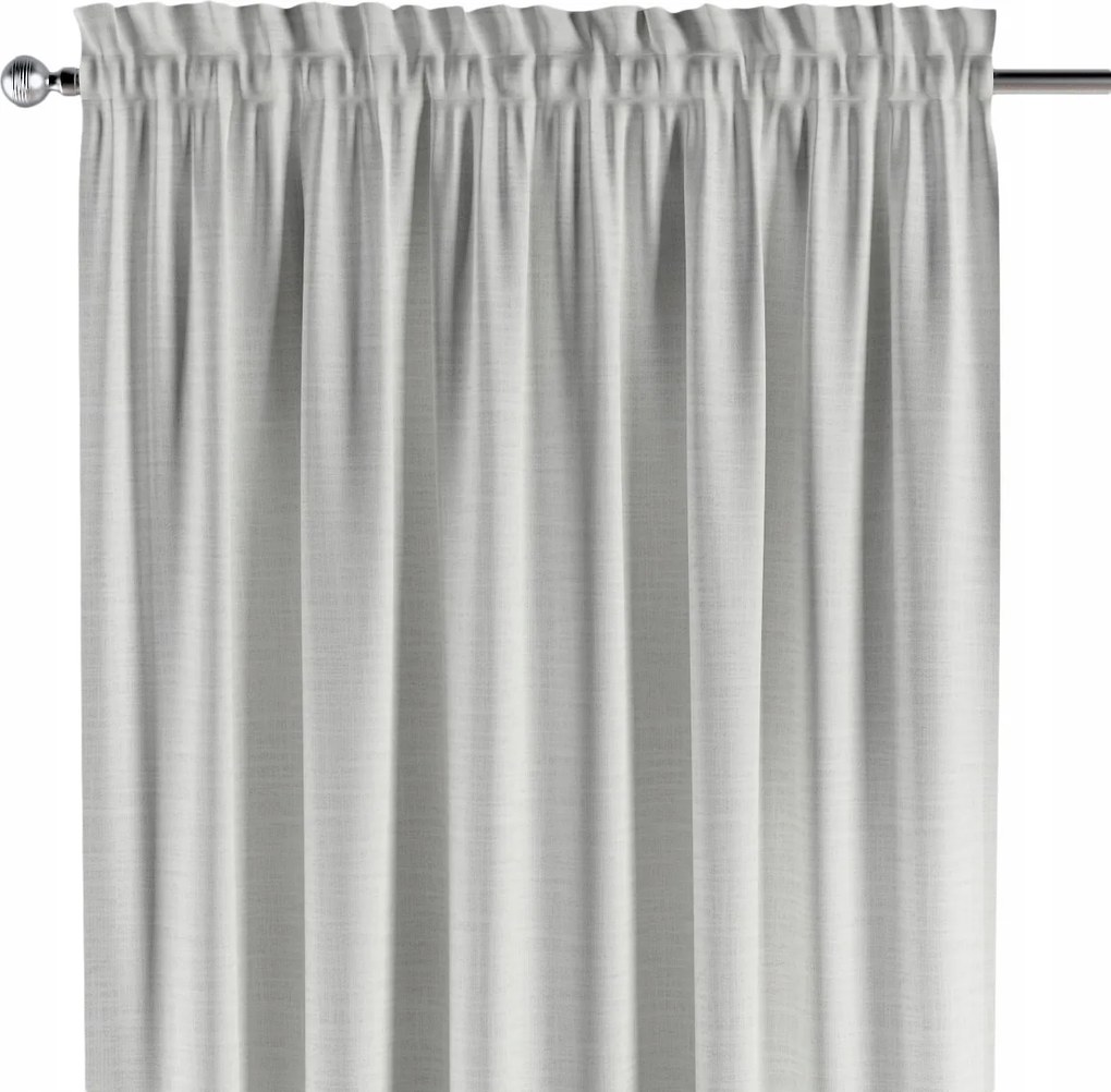 Csatornafüggöny frufruval 1 db 140x260cm fehér