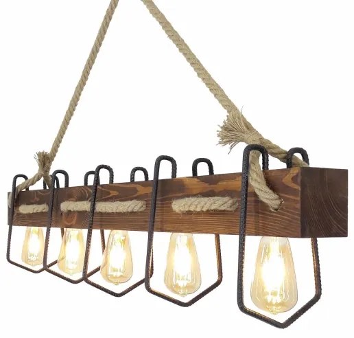 Csillár zsinóron DEMIR 5xE27/40W/230V