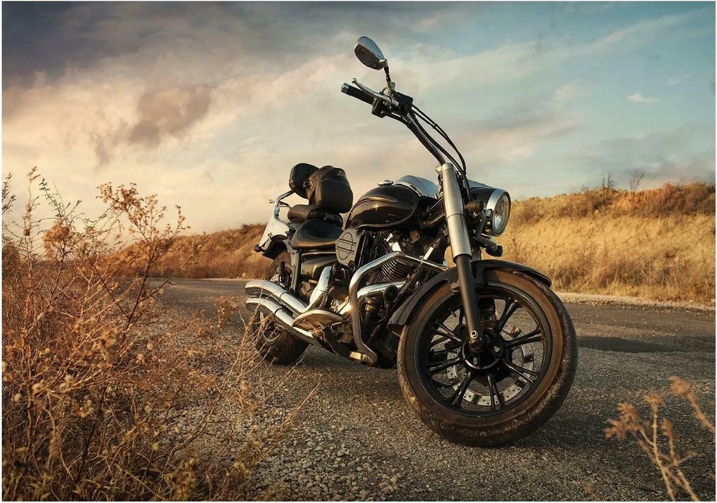 Fotótapéta Motorkerékpár Retro Motor Route 66 Fali Tapéta 368x254