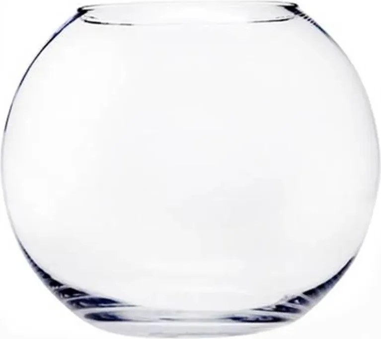 Üveg váza dekorációs gömb D-30 cm H-25 cm