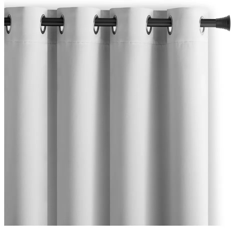 Fehér dimout (részleges sötétítő) függöny 140x270 cm Kierra – Restilo