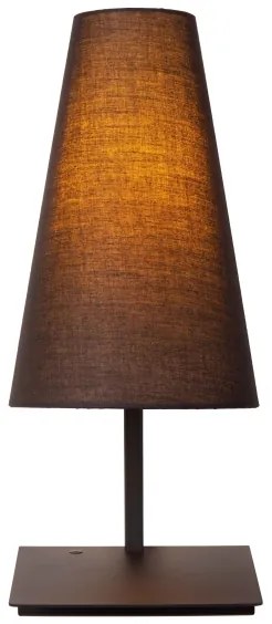 Lucide 30295/01/30 - Dimmelhető asztali lámpa GREGORY 1xE27/60W/230V USB fekete