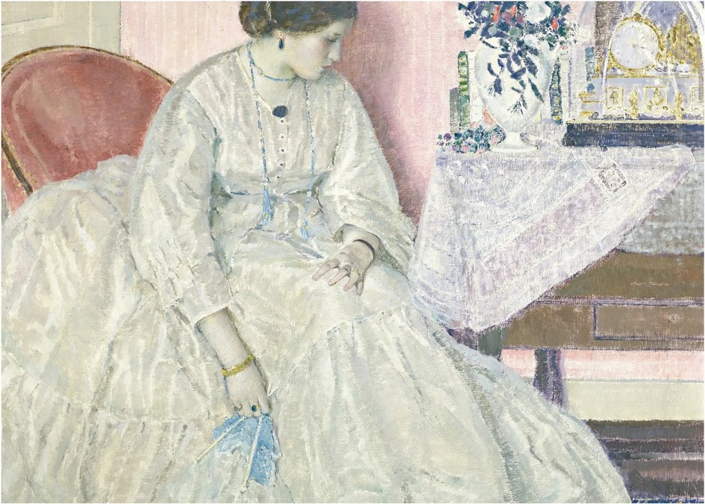 Üveg kép - Frederick Carl Frieseke, Memories, reprodukciók (70x50 cm)