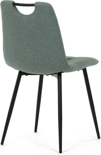 Étkezőszék, zöld, szövet, DCL-V2017 GRN2