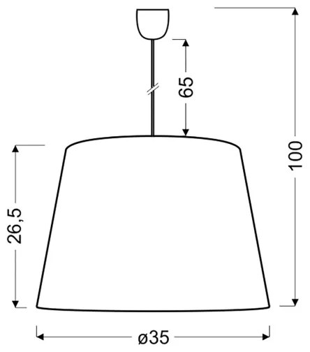 Csillár LATINO 1xE27/60W/230V
