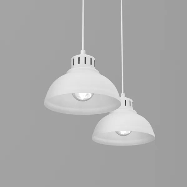 Csillár zsinóron SVEN 2xE27/15W/230V fehér